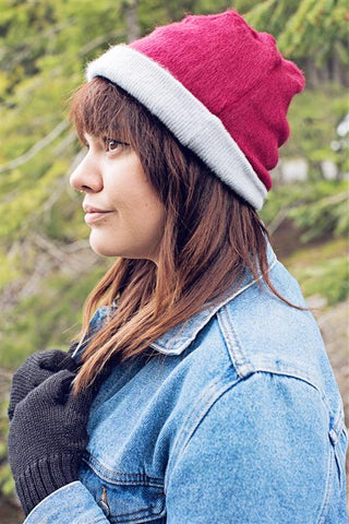 Cuenca Reversible Brushed Alpaca Beanie Hat Hat