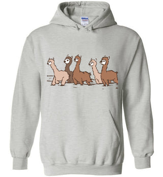 Curious Alpacas Gildan Heavy Blend Hoodie Shirts & Tops Ash S