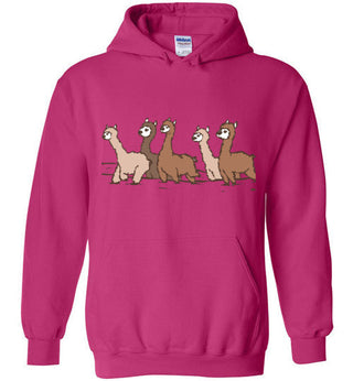 Curious Alpacas Gildan Heavy Blend Hoodie Shirts & Tops Heliconia S