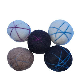 Fancy Wet Felted Decorative Alpaca Dryer Balls Home Goods