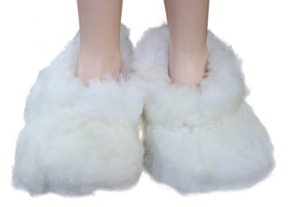 Fluffy Furry Fuzzy Alpaca Slippers Socks