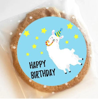 Happy Alpaca Birthday Stickers FUN 24 Sticker Sheet