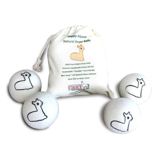 Happy Alpaca Dryer Ball Gift Set Home Goods HA4ballgiftset