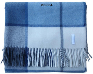 Horizon Stripe Alpaca Throw Blankets