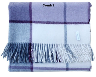 Horizon Stripe Alpaca Throw Blankets