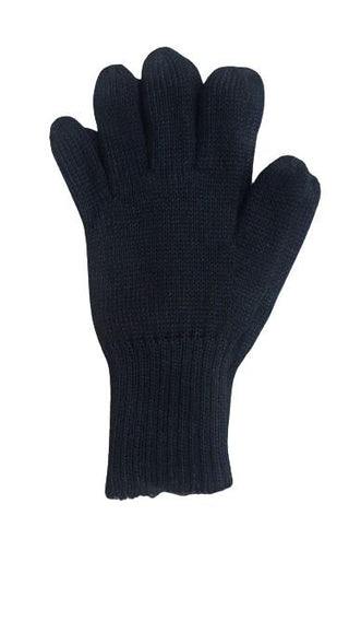 Iditarod 100% Alpaca Double-Thick Reversible Gloves Gloves Black/MedGrey Large