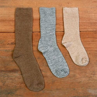 Kid's Copper Crew Alpaca Socks - Purely Alpaca