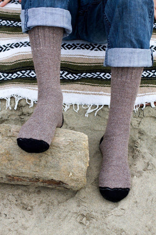 "OutdoorAdventure" Alpaca Socks - Made in the USA Socks 