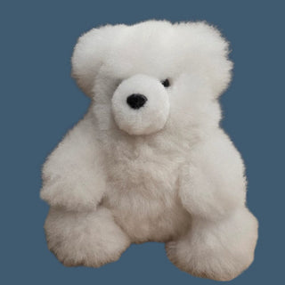 Premium Alpaca Fur Toys Collection 10" Sitting Bear