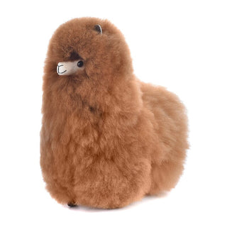 Premium Alpaca Fur Toys Collection 9" Alpaca Fur Toy - Camel