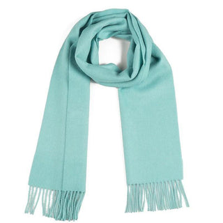 Solid Weave Brushed Scarf Scarves Aqua