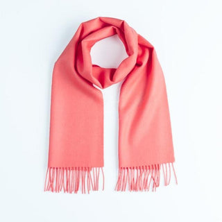 Solid Weave Brushed Scarf Scarves Peach