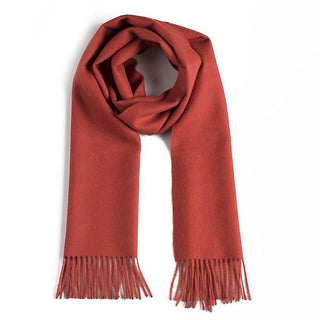 Solid Weave Brushed Scarf Scarves Pumpkin