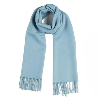 Solid Weave Brushed Scarf Scarves Sky Blue
