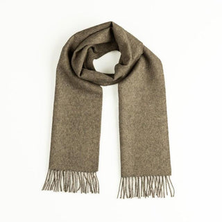 Solid Weave Brushed Scarf Scarves Stone
