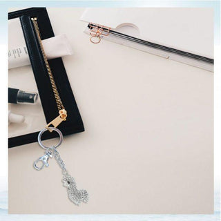 Sparkling Alpaca Keychain Jewelry Charm Jewelry