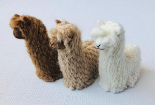 Suri Alpacadorable Hand Made Baby Alpaca Ornaments Holiday