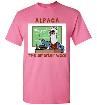 t-shirt: Alpaca The Smarter Wool Gildan Short-Sleeve Azalea S 