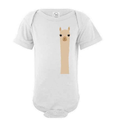 t-shirt: Alpaca Watching Custom Order - Infant Bodysuit - Purely Alpaca