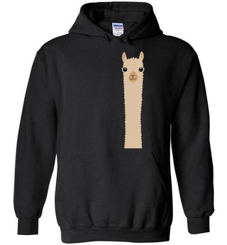 t-shirt: Alpaca Watching Gildan Hoodie - Purely Alpaca