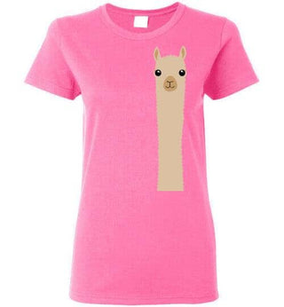 t-shirt: Alpaca Watching Gildan Ladies - Purely Alpaca