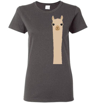 t-shirt: Alpaca Watching Gildan Ladies - Purely Alpaca
