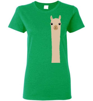 t-shirt: Alpaca Watching Gildan Ladies - Purely Alpaca