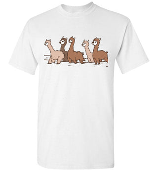 t-shirt: Curious Alpacas Gildan Short-Sleeve Shirts & Tops White S