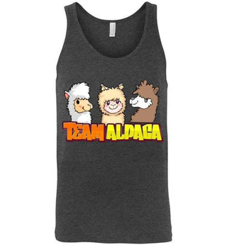 t-shirt: Team Alpaca Canvas Unisex Tank - Purely Alpaca