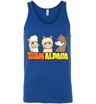 t-shirt: Team Alpaca Canvas Unisex Tank - Purely Alpaca