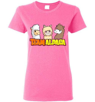 t-shirt: Team Alpaca Gildan Ladies Short-Sleve - Purely Alpaca