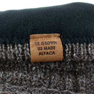 Textured Alpaca Slouch Beanie Hat