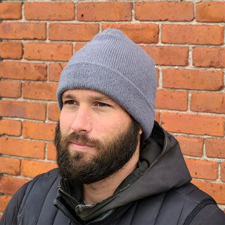 USA Alpaca Watch Cap Hat Slate Grey