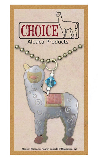 Whimsical Alpaca Car Charm FUN Car Charm