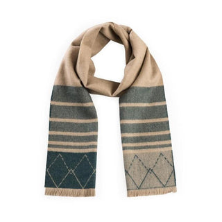 ZigZag Alpaca Scarf Scarves Beige