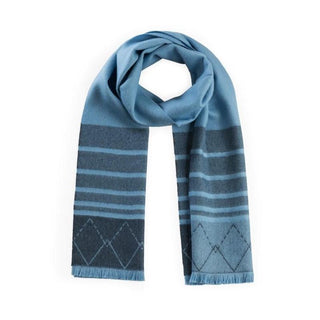 ZigZag Alpaca Scarf Scarves Periwinkle