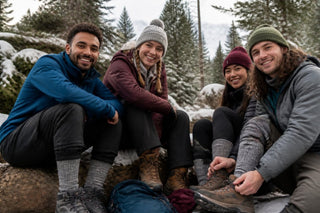 Are Synthetic Socks Good for Winter Hiking? - Purely Alpaca