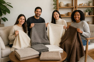 How to Choose the Right Alpaca Throw Blanket Size - Purely Alpaca