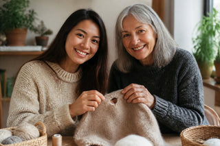 How to Repair Small Holes in Alpaca Knitwear - Purely Alpaca