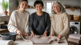 How to Reshape a Stretched Out Alpaca Sweater