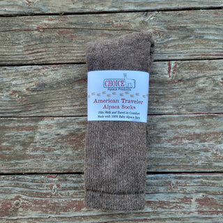 100% Alpaca American Traveler All Purpose Alpaca Socks - Choice Alpaca Products-amtvlr-sm