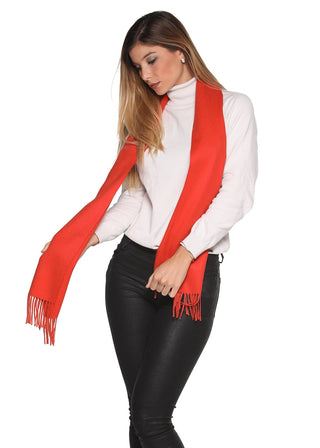 PT-1004-COM12-100% Baby Alpaca Scarf - Woven Solid