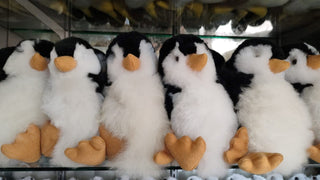 11inch_Peng_black_white-11" Fur Alpaca Penguin