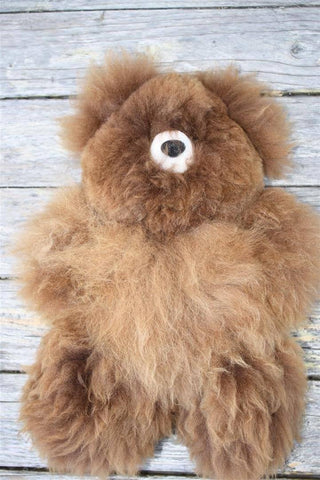 12" Alpaca Teddy Bears Toys Dark Brown 