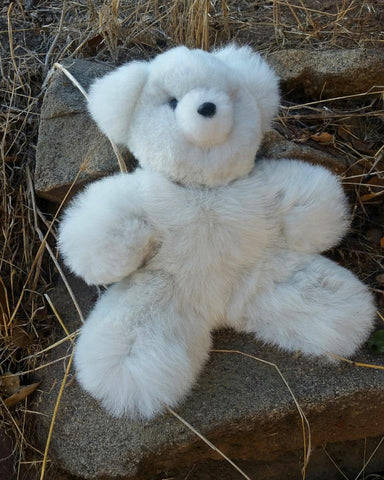 12" Alpaca Teddy Bears Toys LtSilverGrey 