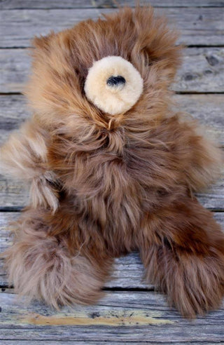 12inchSuriBear_darkbrown-12" Suri Alpaca Teddy Bears