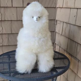 17inchStndFurToy_white-17" Standing Fur Alpaca Toy