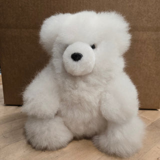 Premium Alpaca Fur Toys Collection 10" Sitting Bear 