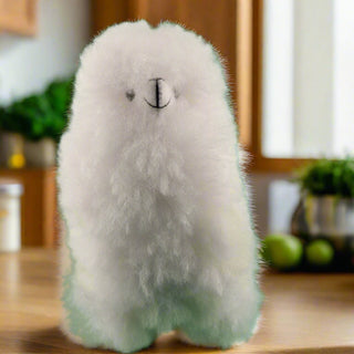 Premium Alpaca Fur Toys Collection 9" Alpaca Fur Toy - White 