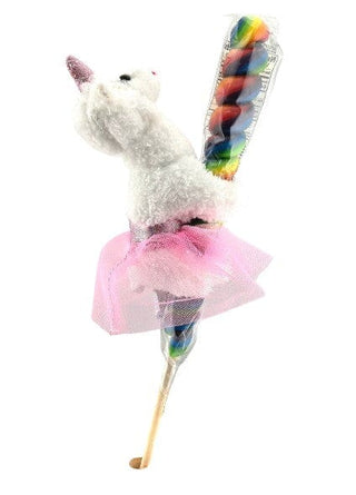 4" Alpaca on Candy Lollipop - Choice Alpaca Products-WISHcandypop-alpacacorn